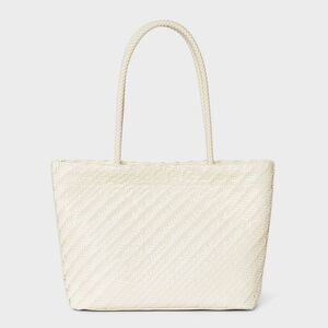 A New Day - Woven Tote Bag - A New Day Cream Cream